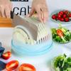 1pc Salad Cutter Chopping Bowl Fruit Vegetable Slicer Divider Quick Slicer Chunk Tool Multifunction Kitchen Chopper Kitchen Tool