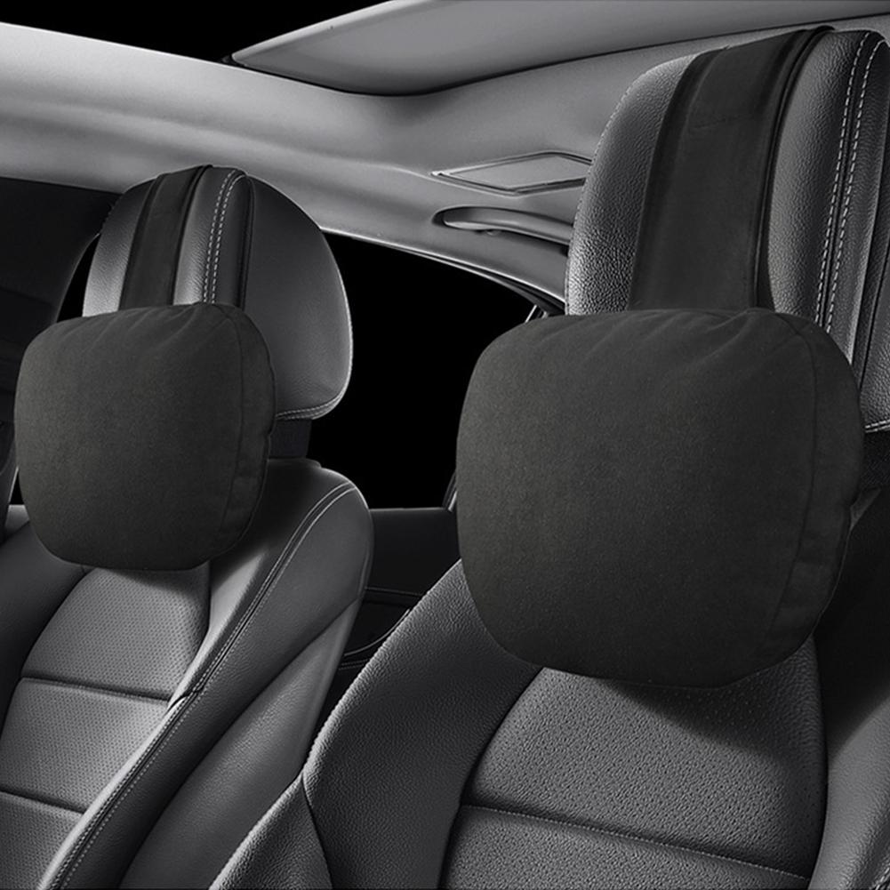 Universal Car Headrest Pillow For Most Vehicles 4 Seasons Neck & Back Support With Lumbar Cushion Automotive Interior Access