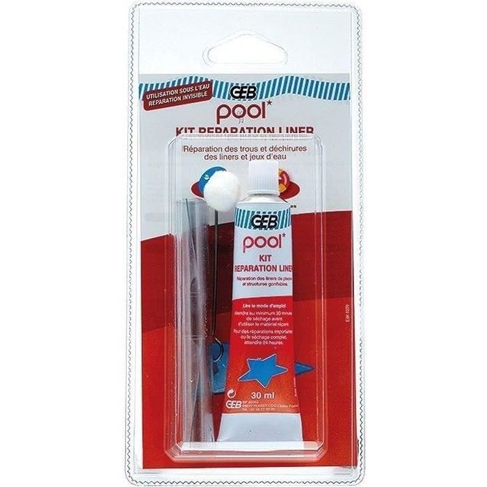 Kit De Réparation Liner Piscine, PVC Souple
