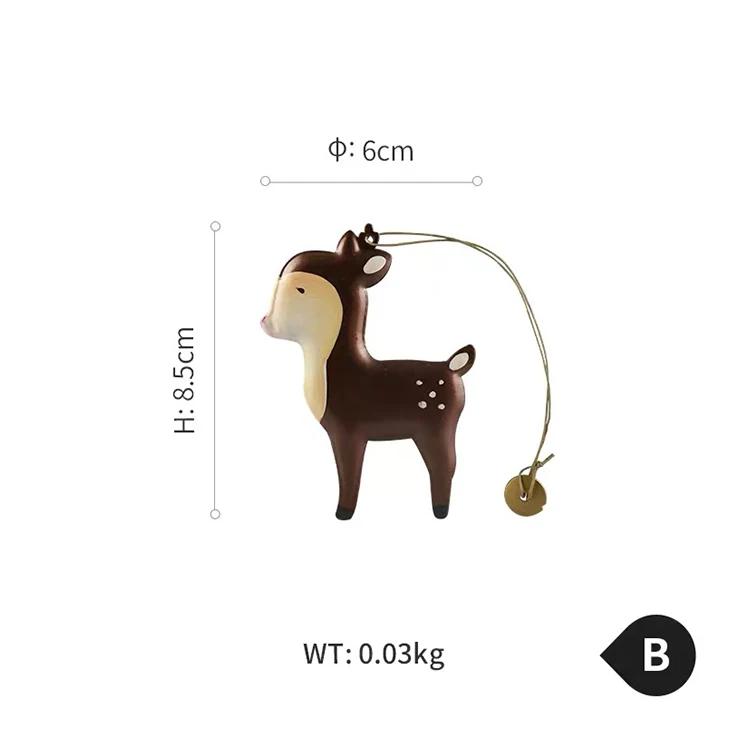 Retro Christmas Decoration Iron Pendant Christmas Tree Room Party Holiday Decorative Metal Home Ornaments Shoot Prop Key Lanyard