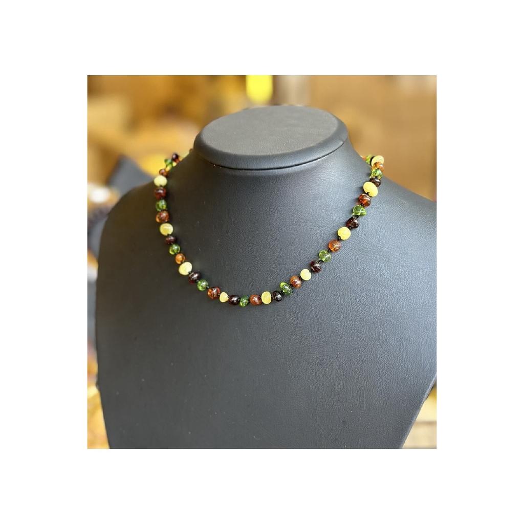 Ожерелье для прорезывания зубов ребенка Baltic Drop из янтаря, сертифицированное и оригинальное