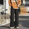 Мужские винтажные рабочие брюки в уличном стиле от американского модного бренда