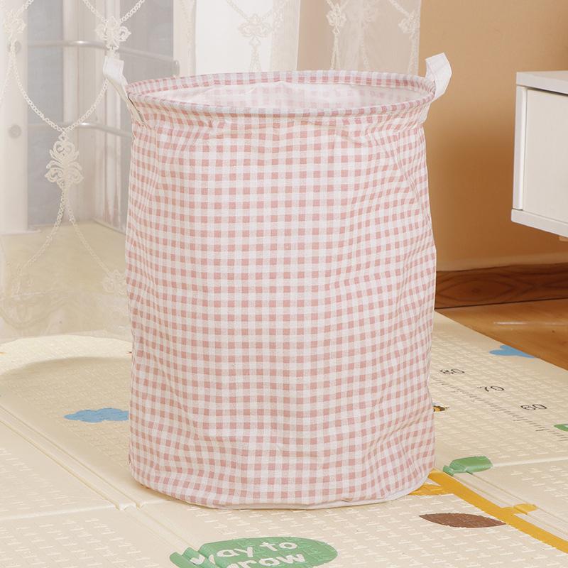 Large Capacity Fabric Laundry Basket Folding Waterproof Clothes Storage Basket Home Children Toy Sundries Storage Bag Organizer
