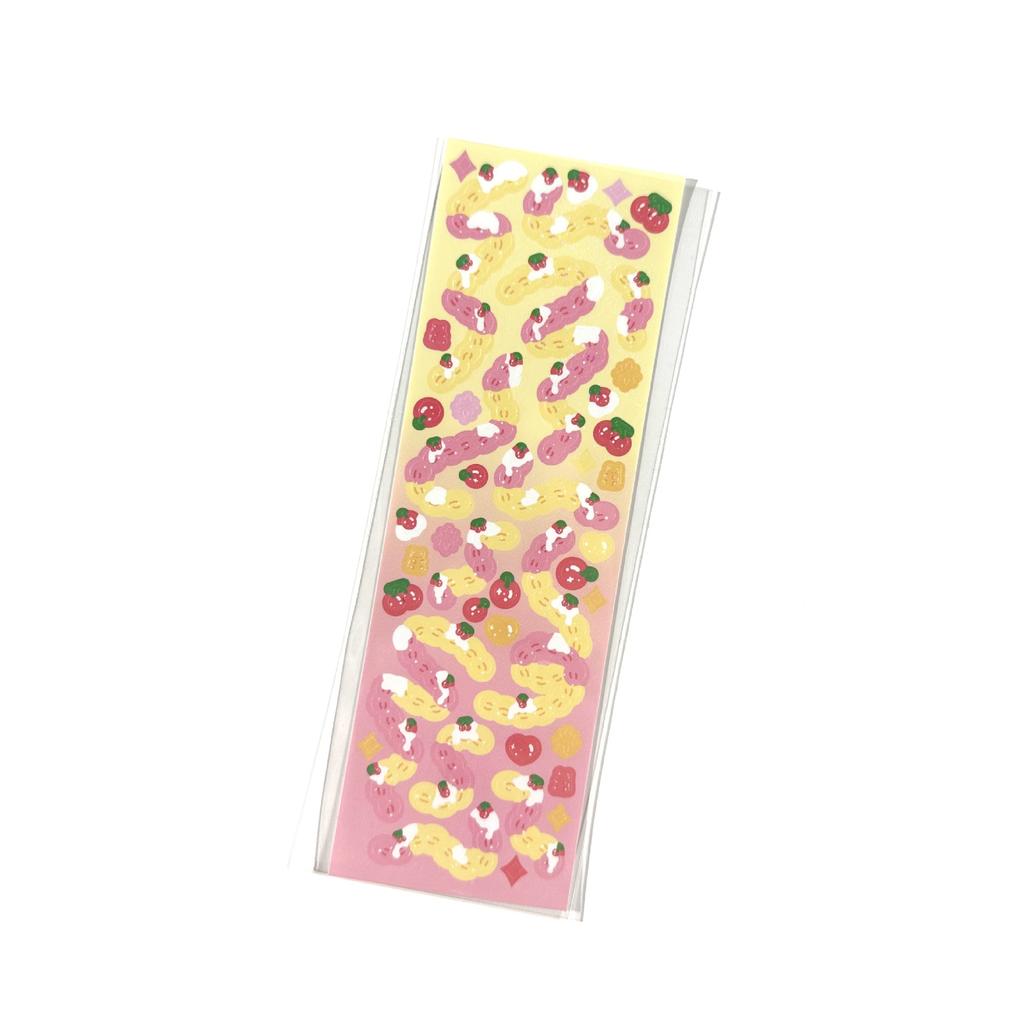 Наклейки Cherry Cream Flutter Корейские популярные лазерные наклейки Coo Card Handbook Album DIY Декоративные наклейки