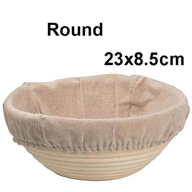 Rattan Bread Proofing Basket Natural Oval Rattan Wicker Dough Fermentation Sourdough Bread Basket