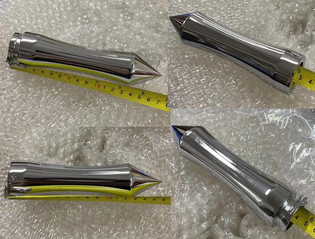 TASWK 2 x Алюминиевая 1" Рукоятка руля для Harley Honda) Кавасаки Сузуки Ямаха Кастом Байк (Серебряный)