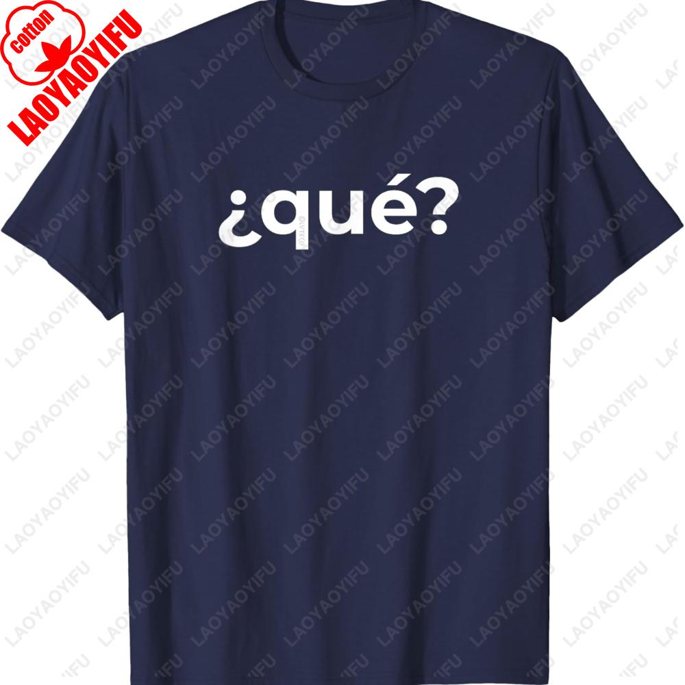 Funny Simple Spanish Word Printed TShirt Simple Style Unisex Clothing Casual Tshirts For Unisex Crewneck ShortSleev T Shirts