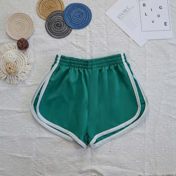 Спортивные шорты большого размера для женщин, летняя свободная одежда для бега и фитнеса, высокая талия, широкие штанины, чтобы они выглядели стройнее и повседневная домашняя пижама