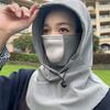Ветрозащитная и теплая маска для лица для осенней и зимней езды на велосипеде, многофункциональный наружный чехол на шею с креплением за уши, морозостойкий чехол на шею, чехол-шарф на голову