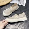 2025 Summer Women's Lace Mesh Casual Fisherman Shoes - Thick Sole, Little Fragrant Style