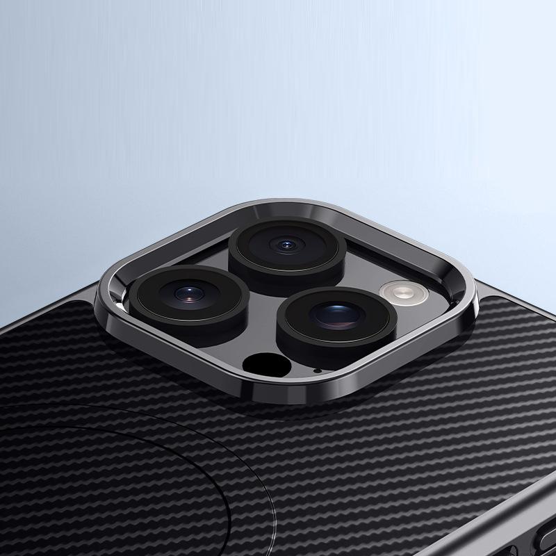 Для чехла-бампера Magsafe для iPhone 16 Pro Max, прочный чехол из кевларового волокна для Apple 15 14 13 12 Pro Max, чехол Magsafe для беспроводной зарядки