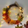 День благодарения 10000 Рождественский венок Светодиодная гирлянда из медной проволоки 1 метр