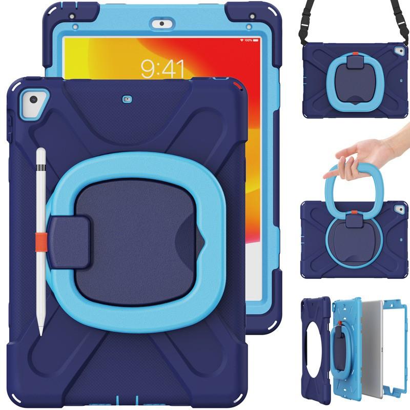 Rotating Wrist Strap Stand Case IPad 9.7 Inch Air Air2 PC Hard Shell With Shockproof Anti-Slip Grip