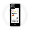 Case for Xiaomi Mi 11 Lite - Berlin Airplane Ticket - Flexible - Black - Protection - Unisex