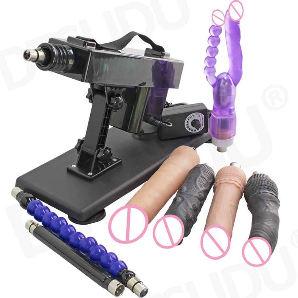 DTSUDU Автоматический женский вибратор Секс-машина Мастурбация Накачивающий пистолет Леди Вагина Анальный мастурбатор Взрослые эротические секс-игрушки для женщин