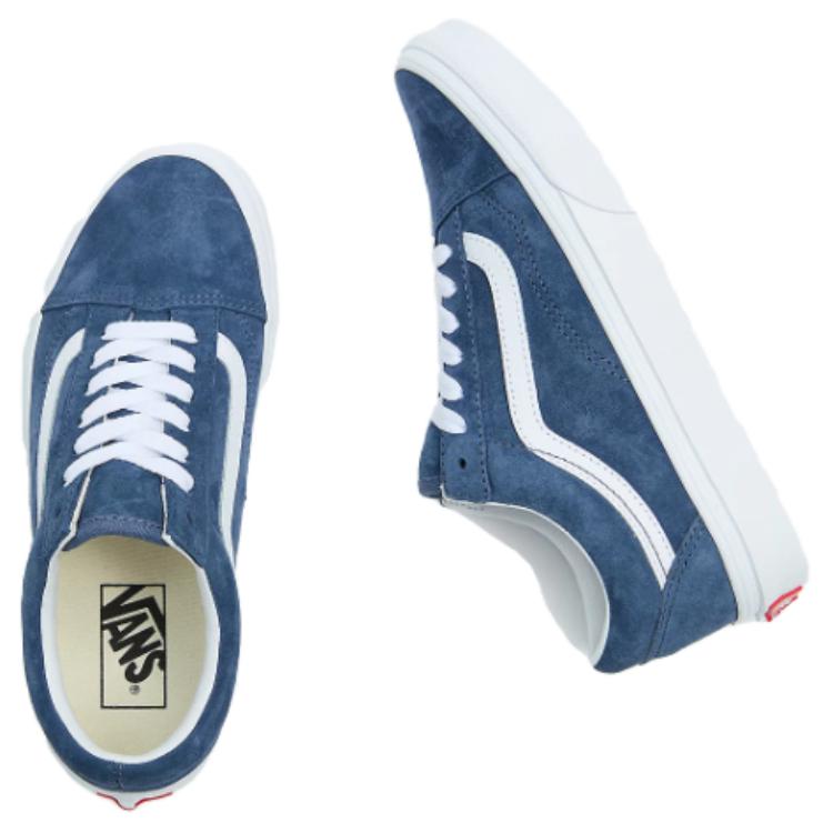 Vans Old Skool Pig Suede - Винтажные кроссовки унисекс цвета индиго, синие VN0005UFAHU