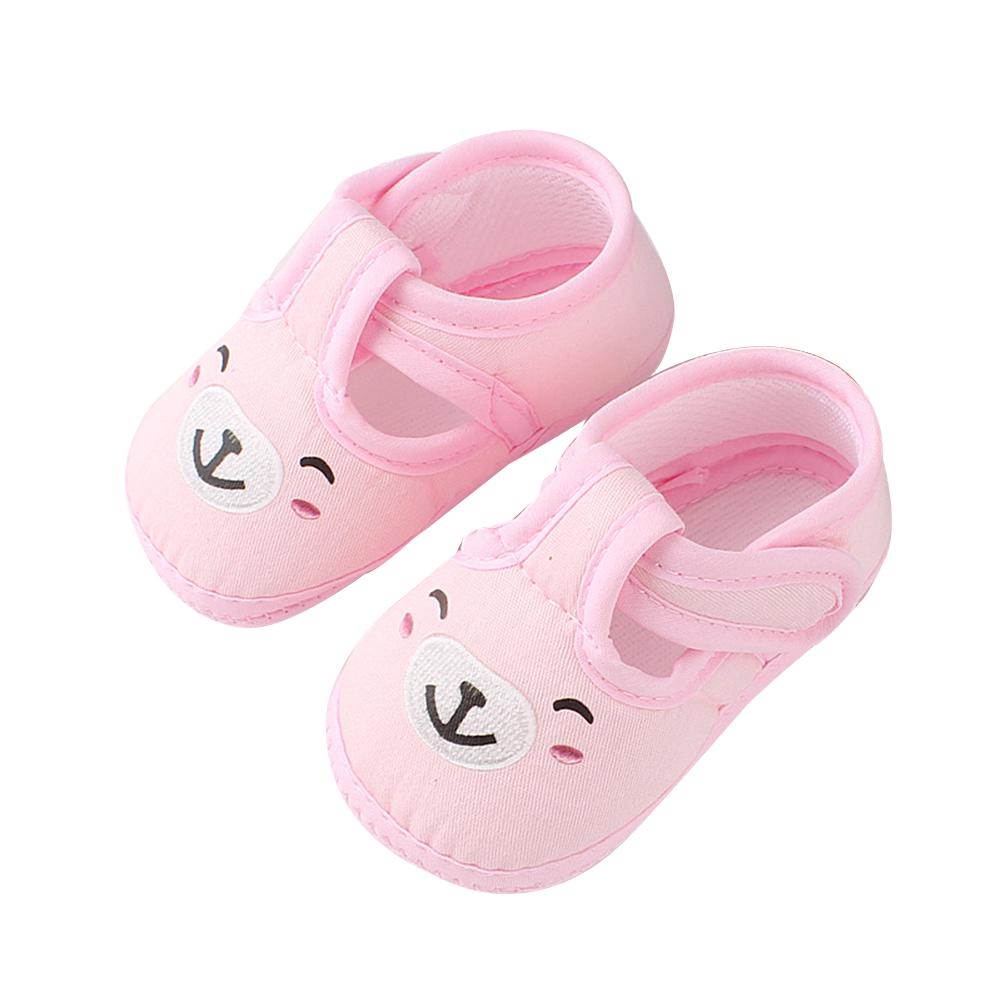 Girl Cartoon Slip Prewalker Flat Boy Anti Breathable Toddler Shoes