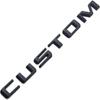 Black CUSTOM Letters Emblems Badge Car Rear Trunk Tailgate Decals  for Silverado 2019-2020