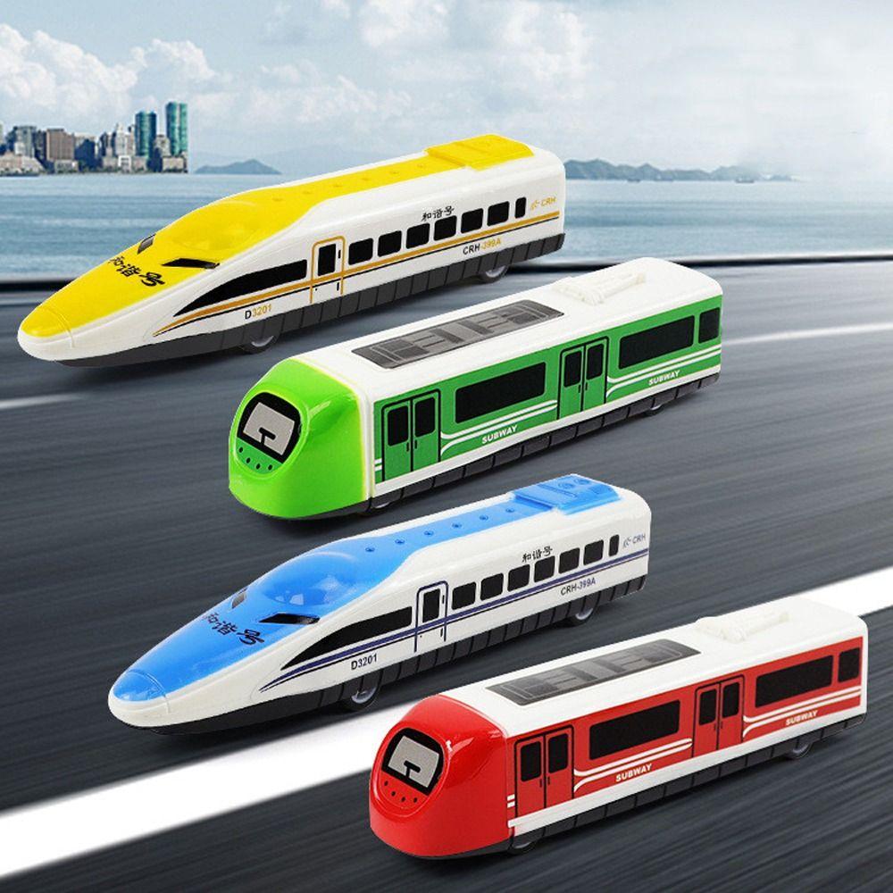 Miniature Pull Back Train Educational Train Model Toy Kids Gift Train Simulation Model  Collection