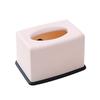 Plastic Tissue Box Solid Color Napkin Holder Simplicity Design Paper Towel Box  Household Use