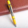 Chinese Enterprises Supply Metal Hollow Steel Brushed Ballpoint Pens Creative Personalized Business Gifts Advertising Pens Rotating Neutral Pens
