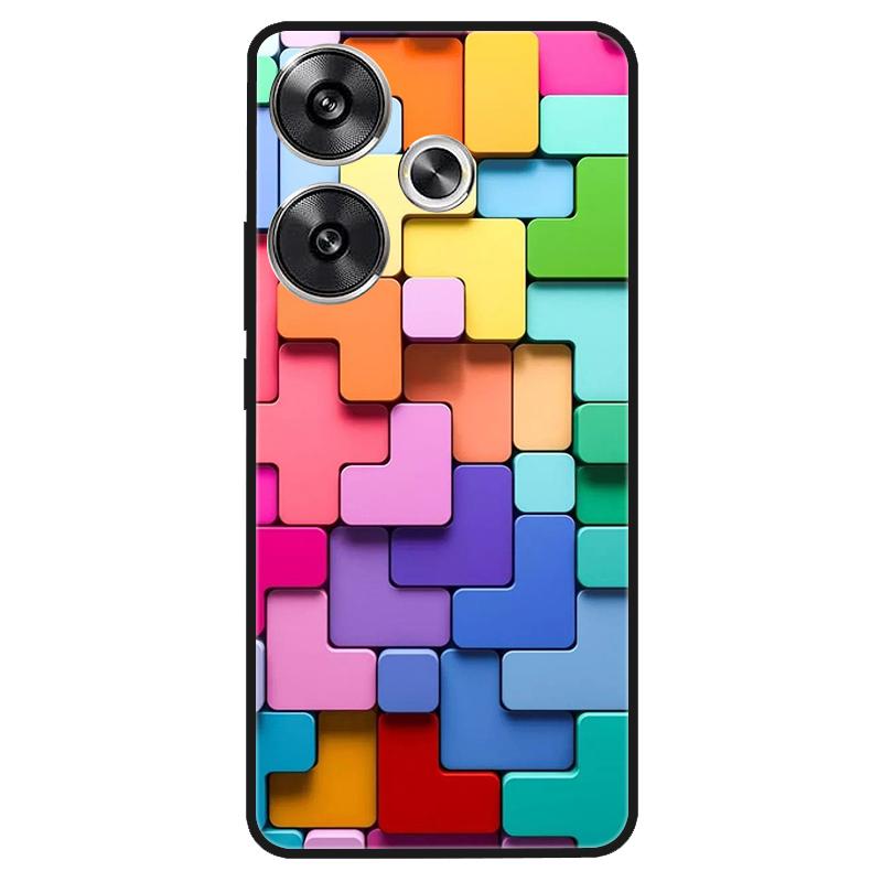 For Xiaomi Poco M6 4G Case Shockproof Soft Silicone TPU Bumper for Poco M6 4G Cover PocoM6 4G 2024 Lovely Luxury Cartoon Fundas