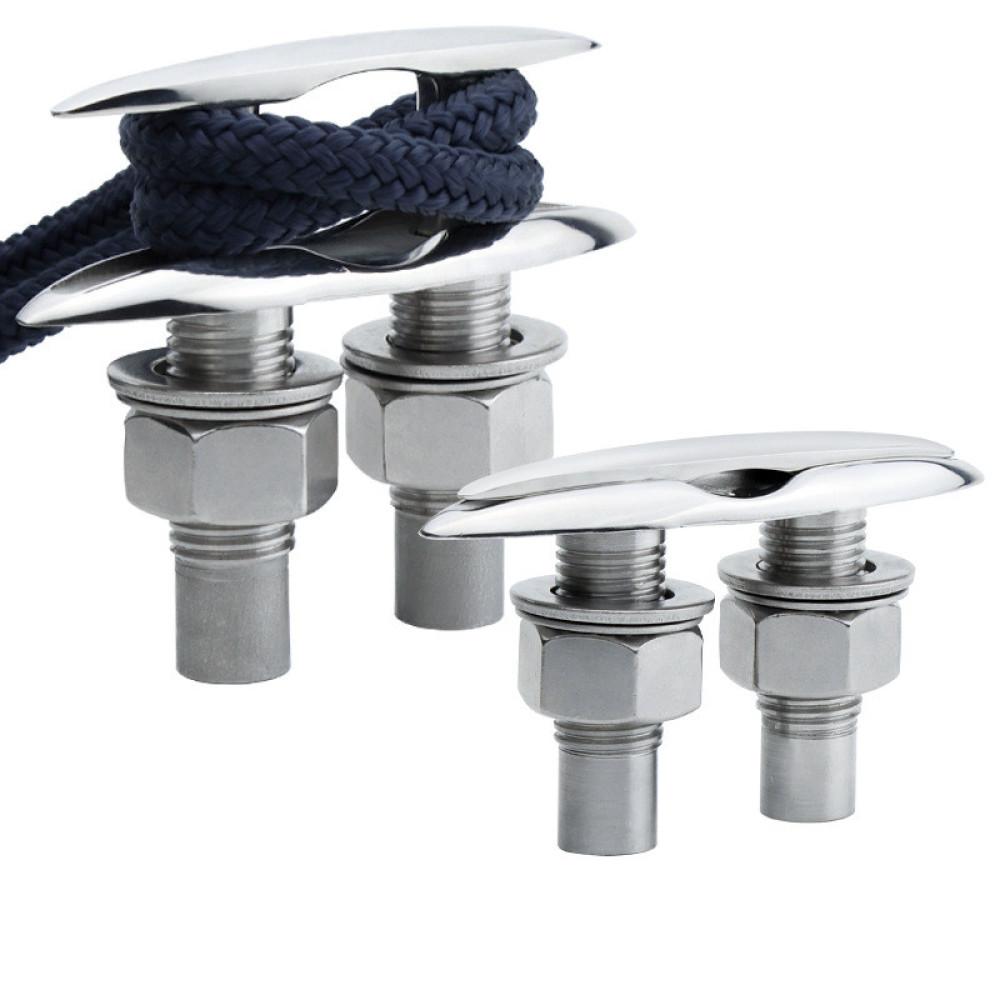 316 Stainless Steel Double Invisible Lifting Cable Bolt Bollard Rope Guide Yacht Hardware Accessories Bollard Cable Bolt