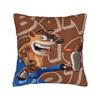Декоративная Наволочка Crash Bandicoot Мультяшные Вещи Подушка для Дивана Видеоигра Чехол для Подушки на Молнии Разные Размеры