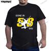 Man Summer Teeshirt T Shirt Fashion Short Sleeve Gone In 28 Ghz Fpv Quadcopter Tshirt Multirotor Drone Qav220 Gone In Ghz