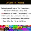 28-Color Eco-Friendly Tie-Dye Kit: DIY Tools & 250ML Pigments
