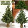 60CM Norfolk Christmas Tree Front Door Christmas Tree Decoration Indoor Living Room Christmas Decoration