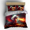 Fiery dragon's treasure realm. Bedding sets Duvet covers Pillowcases(1* Duvet Cover 2* Pillowcases without duvet insert)
