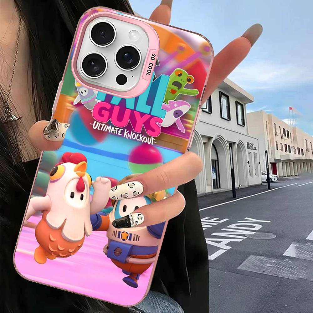 Чехол для телефона F-Fall G-Guys Game для iPhone 17 16 15 14 13 MAX Матовый Ударопрочный Задний Противоударный Матовый Чехол