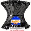 Self-locking Cable Ties Plastic Clamp Cord Ties Straps Adjustable Cables Fastening Plastic Clamp Heat Resistant Wire Zip Tie