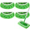 8 Pack Reusable Mop Pads Wet and Dry Flat Swiffer Mop Cover Washable Swiffer Pads for Surface/Hardwood Floor Cleaning