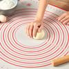 Kneading Dough Pad Thickened with Scale Silicone Pad Not Easy To Stick Baking Flour Pad Pastry Kitchen Cooking Table Mat