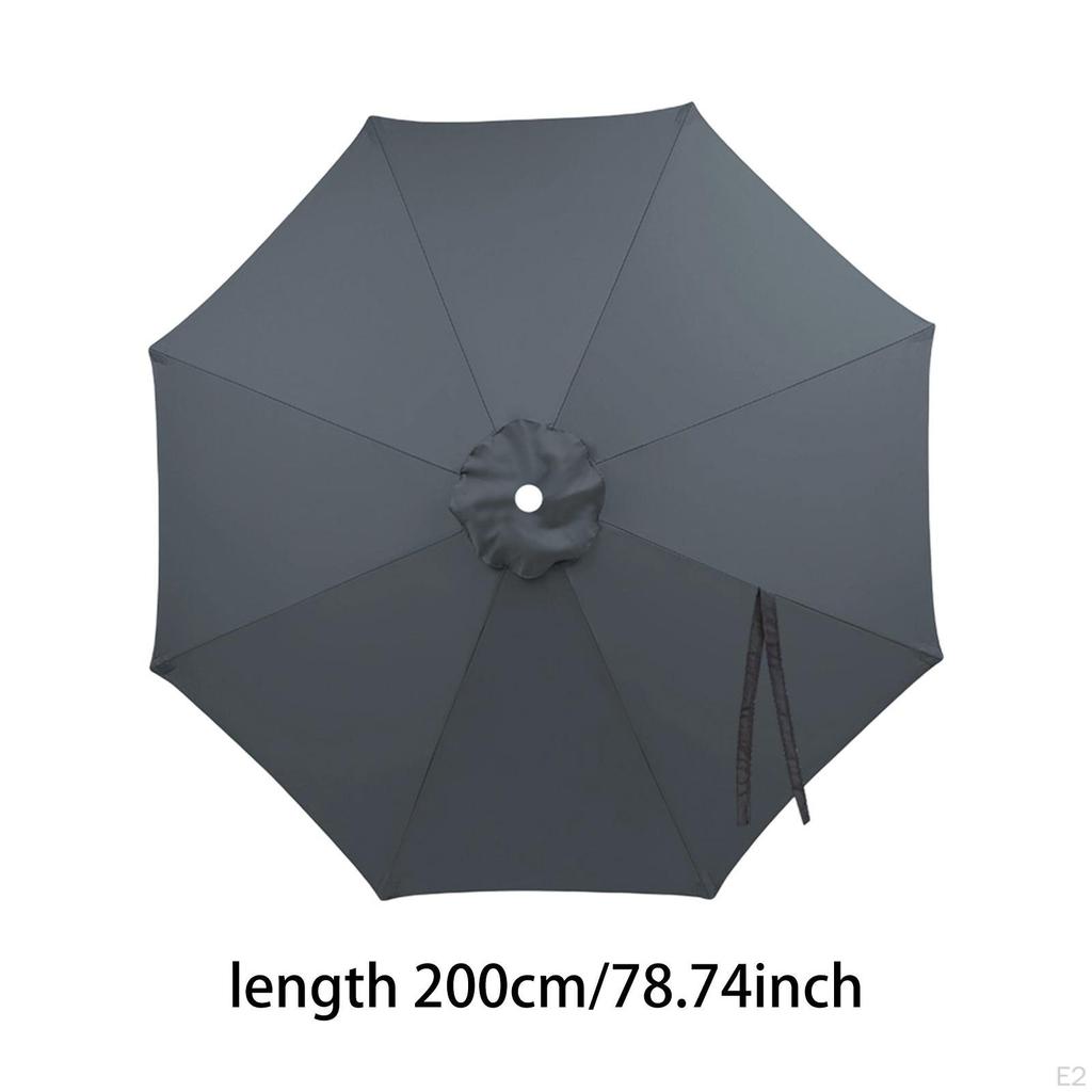 Уличный зонт-стол 6 ребер Ветрозащитный Водоотталкивающий Чехол Замена для Бассейна Двор