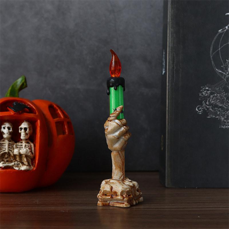 Halloween Skeletons Ghost Party Candles Pumpkin Party Happy Halloween Party Home Decorations