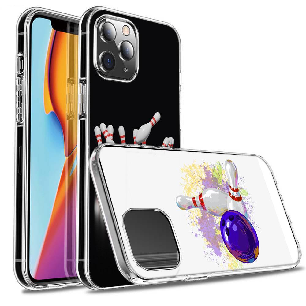 Чехол для телефона с развлечениями в боулинге Для iPhone 16E 15 Pro 14 Plus 17E 16 17 Pro Max Air 11 12 13 Mini Ударопрочный Capa