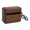 Protective Cover Fit for   Pi8 Wireless   Earbuds Charging Case Hand Polished   Earphone Case Walnut Wood Cover