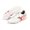 Mizuno Monarcida Synthetic Leather Durable Soccer Shoes Men Soccer Shoes White Red P1GD222562