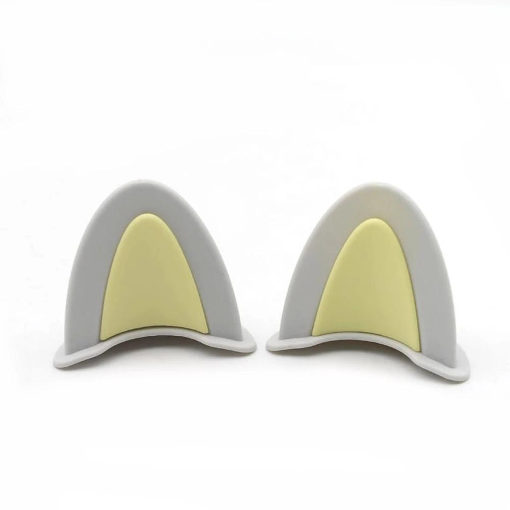 2Pcs Cute Cat Ears Helmet Decoration Motorcycle Electric Stickers Decor Multicolor Motorcycle Helmets Accessories Universal