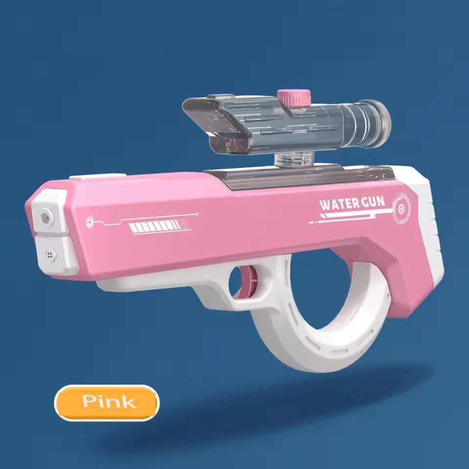 Нетоксичный электрический водяной пистолет, автоматическое всасывание воды, водяной пистолет, автоматическая непрерывная стрельба, водяной пистолет-брызгалка, игрушка для пляжа, открытого бассейна