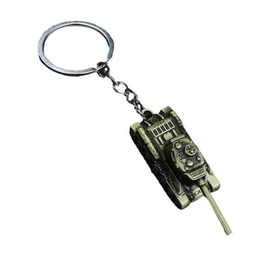 Tank Keychain Pendant Metal Military Tank Keychain Lightweight Retro Bag Charm Accessories for Men And Women Tank Lovers