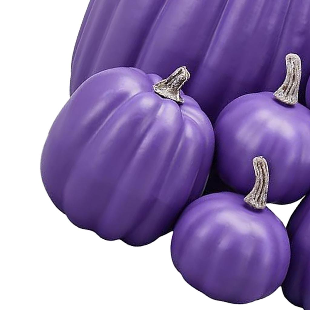 7 шт. Имитация тыквы, глянцевая краска, легкая, креативная, многоразовая, пенопластовая тыква для декора