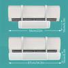 1Pcs Adjustable Air Conditioner Deflector Wall Mount Universal Wind Screen Prevent Direct Blowing Even Air Flow for Home Office