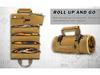 Garden-Style Electrician & Carpenter Roll-Up Tool Bag: Multifunctional Hanging Storage Pouch