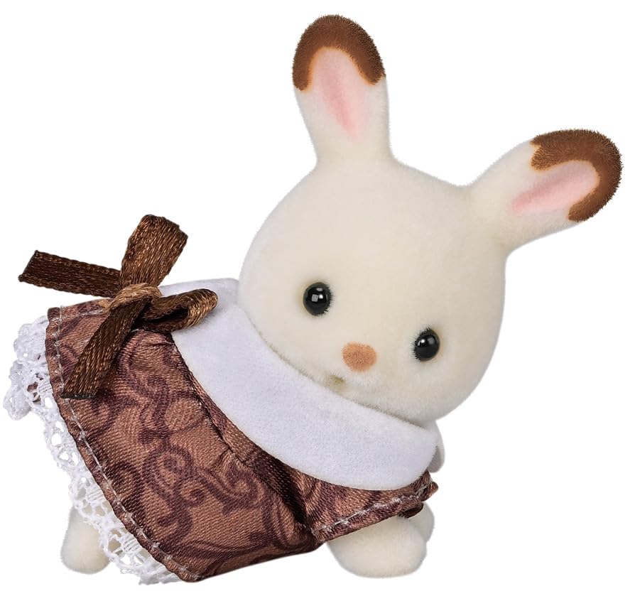 Куклы Sylvanian Families [Юбилейный набор семьи шоколадных кроликов] C-74 Сертифицировано ST, от 3 лет, Игрушечный кукольный домик, Sylvanian Families, Epoch