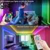 Музыка Синхронизация RGB Светодиодные неоновые ленты Bluetooth APP Дистанционный гибкий веревочный свет