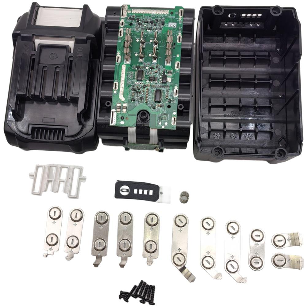 Комплект аккумуляторов 40 В с интеллектуальной платой PCB, 10 шт. ячеек 21700 для бесщеточных инструментов, совместим с BL4030 BL4025